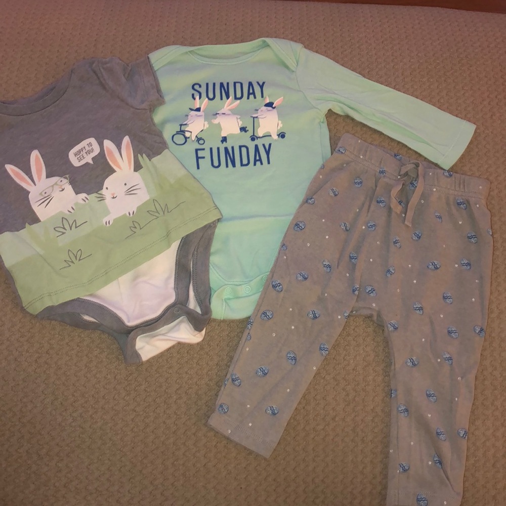 3 piece matching Easter Set - Old Navy 6-12 mos
